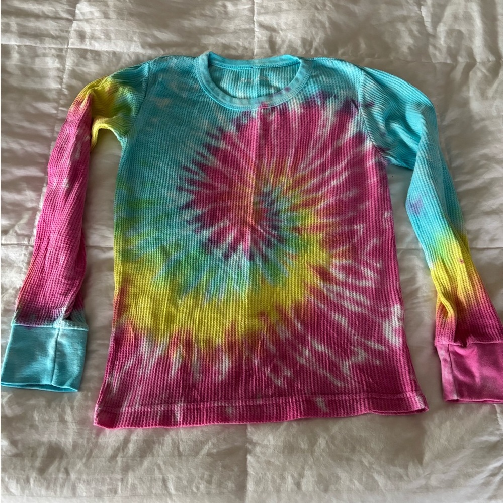 Just Love Girls XL 14/16 tie dye long sleeve shirt top 
Thermal shirt